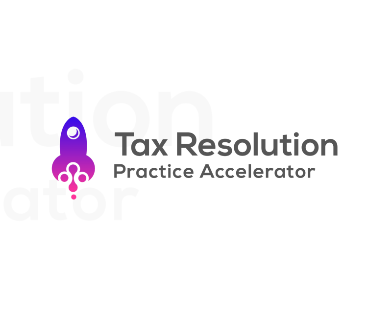 Logo Design entry 2560004 submitted by Mr.Rayquaza to the Logo Design for Tax Resolution Practice Accelerator run by mitchellpiper