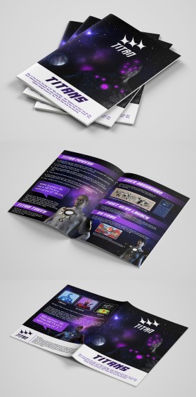 Brochure Design Entry 2639193 submitted by plexdesign to the contest for Titannft.io run by TITANNFT
