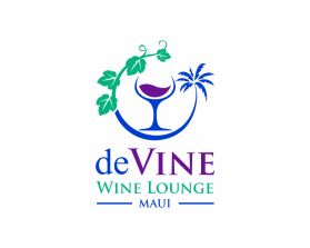 Logo Design entry 2563776 submitted by andsue to the Logo Design for deVine Wine Lounge run by candiceseti