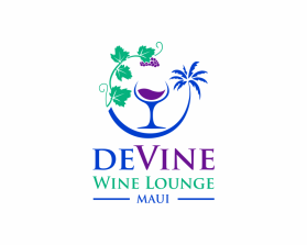 Logo Design entry 2559772 submitted by Amit1991 to the Logo Design for deVine Wine Lounge run by candiceseti