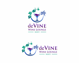 Logo Design entry 2567735 submitted by gembelengan to the Logo Design for deVine Wine Lounge run by candiceseti