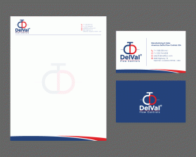 Business Card & Stationery Design entry 2560746 submitted by azka to the Business Card & Stationery Design for DelVal Flow Controls run by clee17