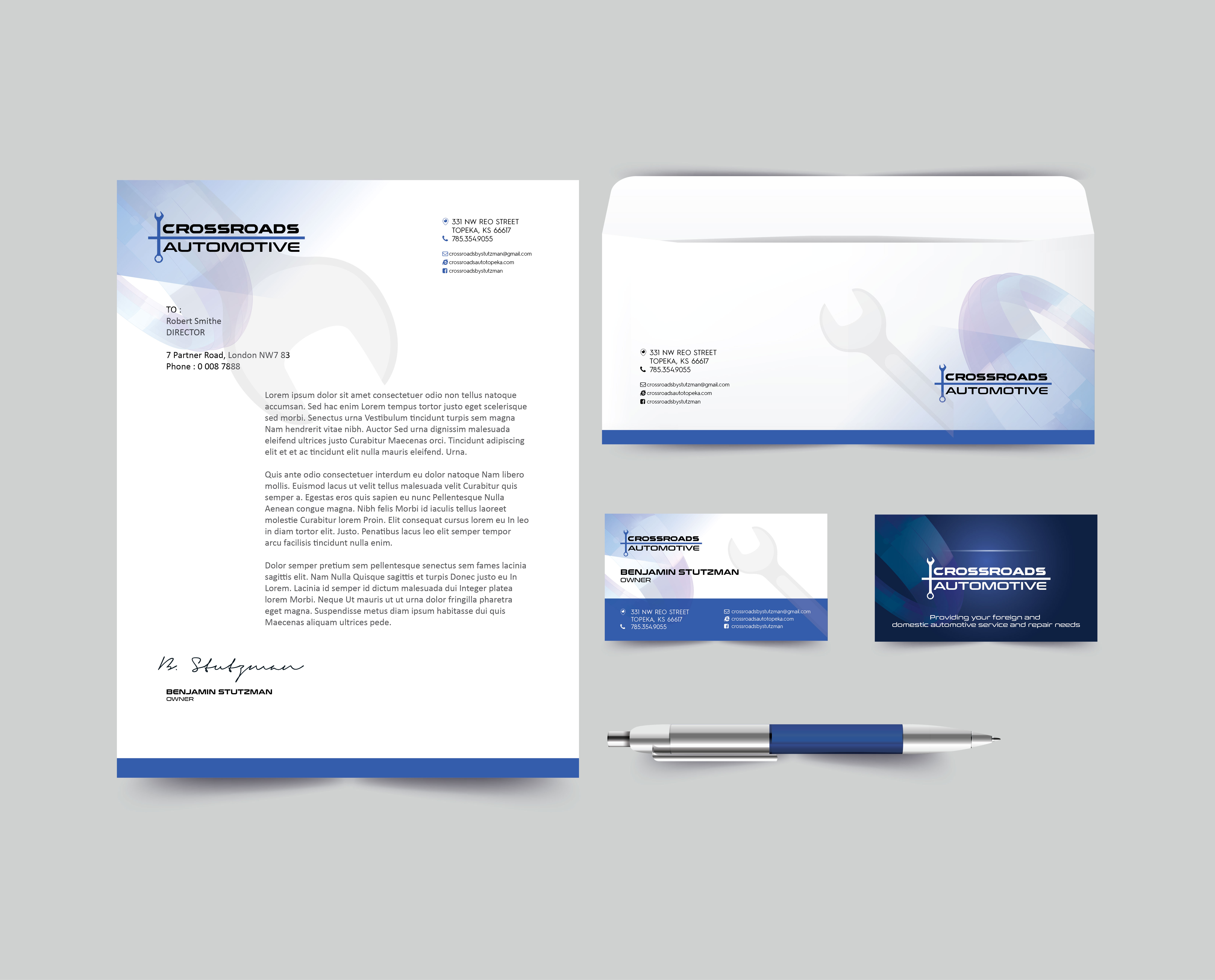 Business Card & Stationery Design entry 2646072 submitted by 237DSG