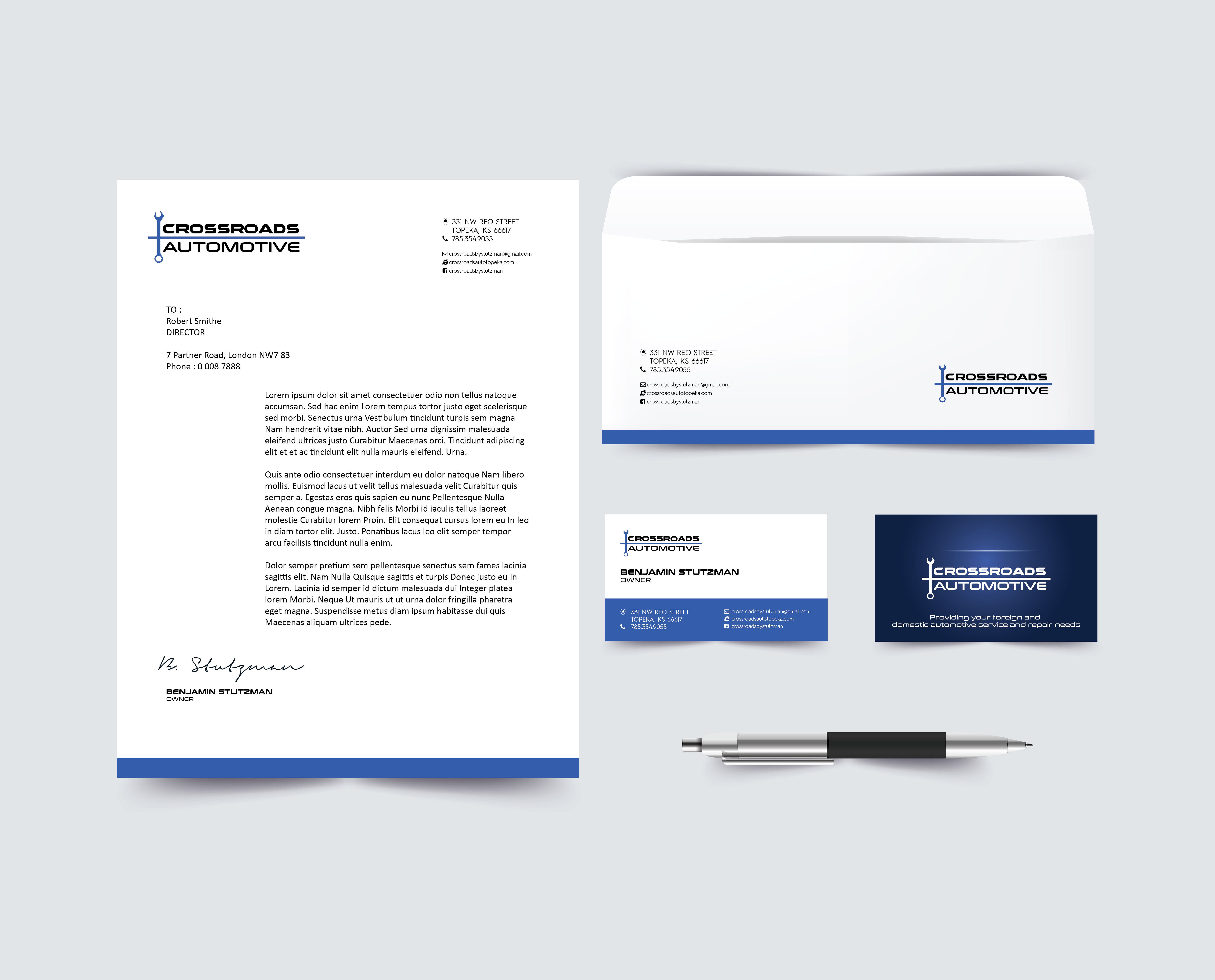 Business Card & Stationery Design entry 2645699 submitted by 237DSG