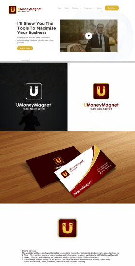 Logo Design entry 2573234 submitted by zeyhan_ali to the Logo Design for umoneymagnet.com run by umoneymaget