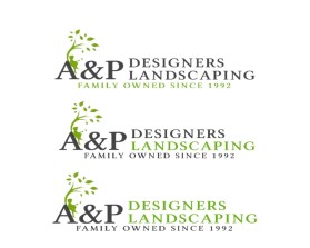 Logo Design Entry 2588534 submitted by Erumcreation8888 to the contest for A&P Designers Landscaping run by APdesigners