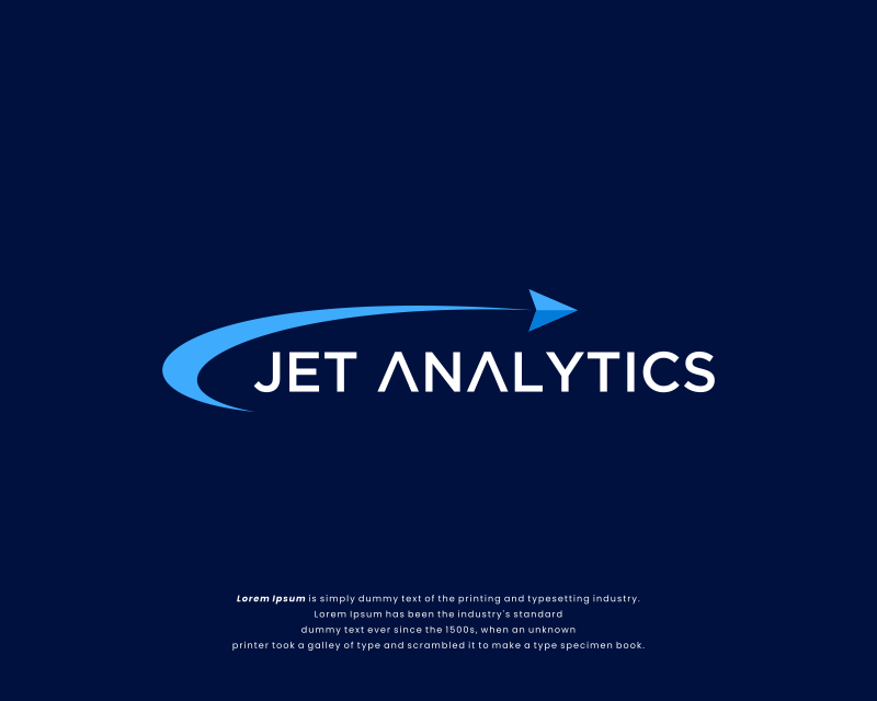 Logo Design entry 2578300 submitted by manaf to the Logo Design for Jet Analytics run by jet-tim