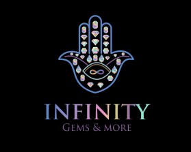 Logo Design entry 2571718 submitted by andsue to the Logo Design for Infinity Gems and more run by JacJacJacquie