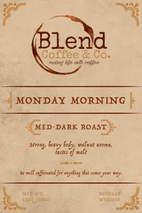 Graphic Design entry 2569019 submitted by vadajs to the Graphic Design for Blend Coffee & Co. run by SSoban