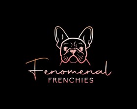Logo Design entry 2575944 submitted by not2shabby to the Logo Design for Fenomenal Frenchies run by dgeisel