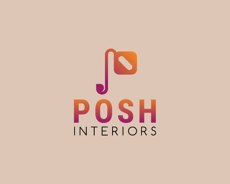 Logo Design entry 2585836 submitted by denmas penangsang to the Logo Design for Posh Interiors run by hbreese