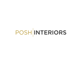 Logo Design entry 2576784 submitted by ddutta806 to the Logo Design for Posh Interiors run by hbreese