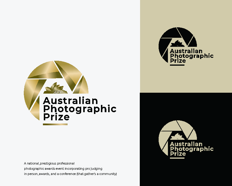 Logo Design entry 2585366 submitted by Sinyoe to the Logo Design for Australian Photographic Prize run by storyart