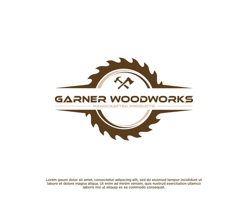 Logo Design entry 2580804 submitted by vadajs to the Logo Design for Garner Woodworks run by Terry4ua