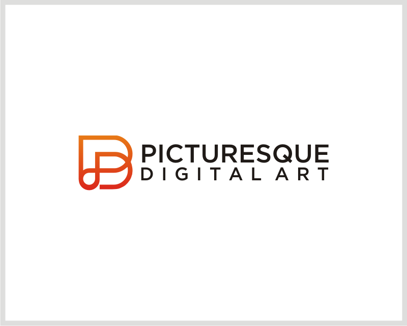 Logo Design entry 2585680 submitted by Tal to the Logo Design for Picturesque Digital Art run by TheGeekQueen