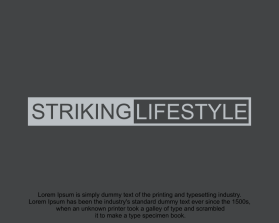 Logo Design entry 2583474 submitted by tesa to the Logo Design for Striking Lifestyle run by openimports
