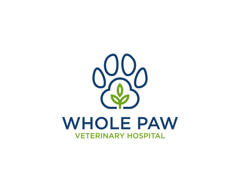 Logo Design entry 2586385 submitted by abdol kh to the Logo Design for Whole Paw Veterinary Hospital run by Katerinasvigos