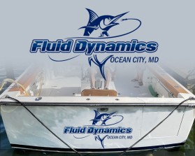 Graphic Design entry 2587162 submitted by plexdesign to the Graphic Design for Boat Name Design for Fluid Dynamics run by chuckeworld