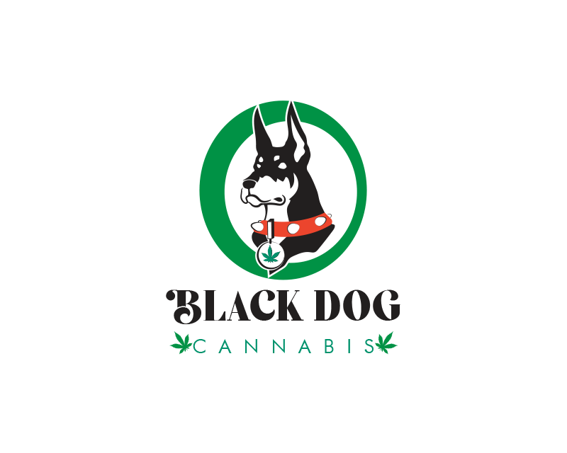 Logo Design entry 2595916 submitted by zahitr to the Logo Design for Black Dog Cannabis run by phukit
