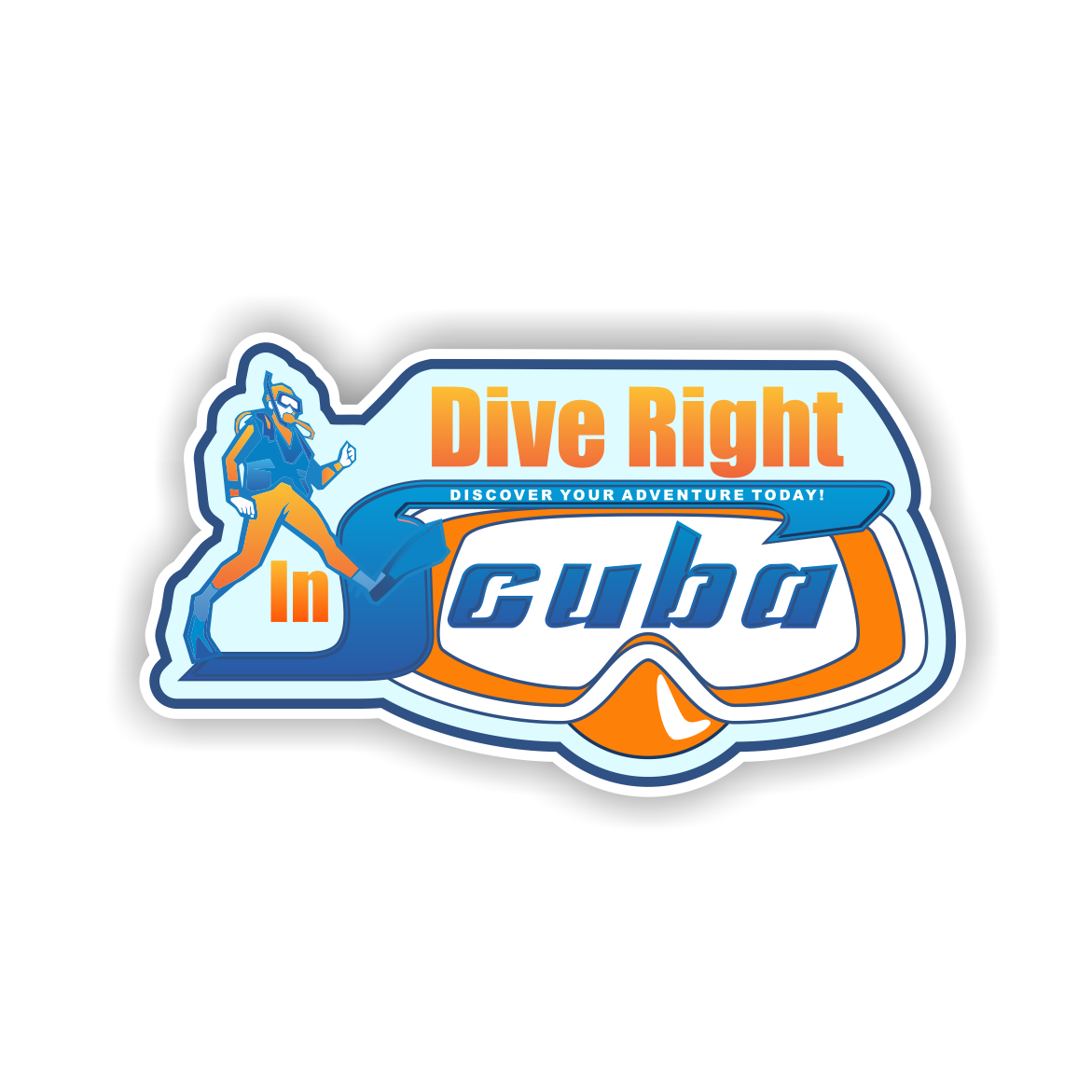 Graphic Design entry 2593173 submitted by dragandjb to the Graphic Design for Dive Right In Scuba run by dri$1170