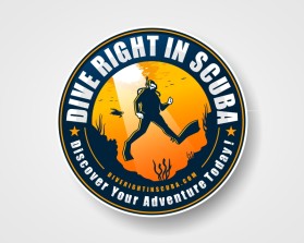 Graphic Design entry 2591667 submitted by suwandesign to the Graphic Design for Dive Right In Scuba run by dri$1170
