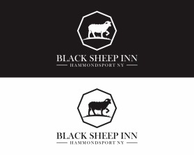 Logo Design entry 2592528 submitted by haxorvlade to the Logo Design for Black Sheep Inn run by Blacksheepinn