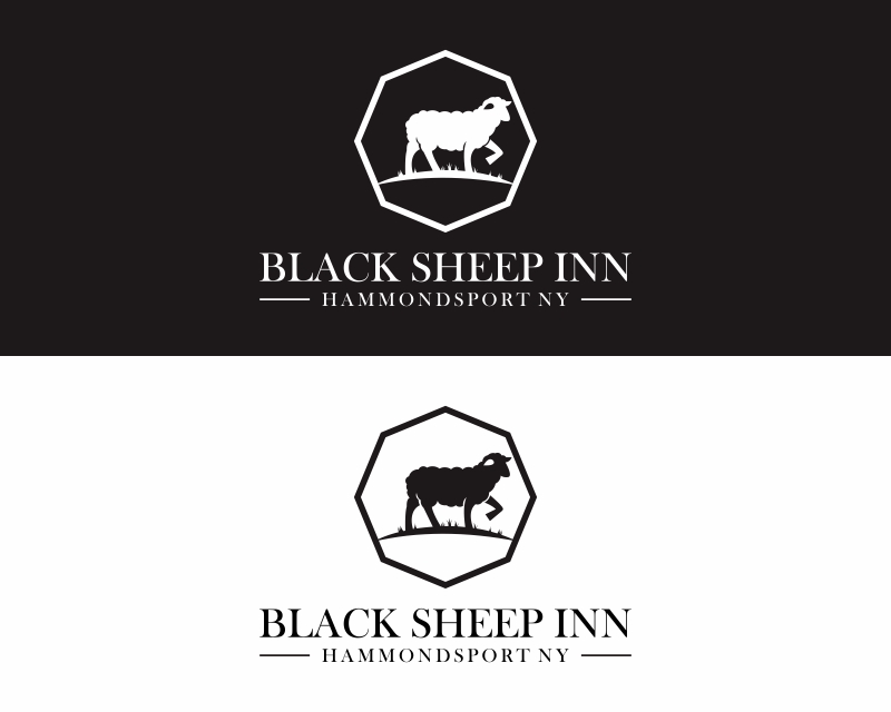 Logo Design entry 2598186 submitted by alfisyhab to the Logo Design for Black Sheep Inn run by Blacksheepinn