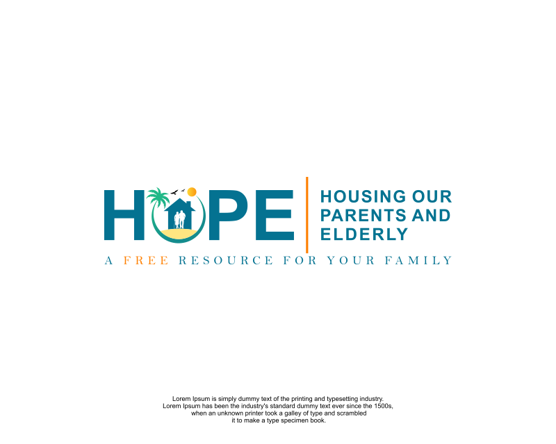 Logo Design entry 2619488 submitted by design Art  to the Logo Design for HOPE     Housing Our Parents and Elderly run by bmelendez