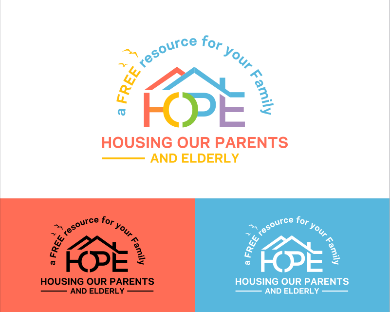 Logo Design entry 2619415 submitted by SATRI to the Logo Design for HOPE     Housing Our Parents and Elderly run by bmelendez
