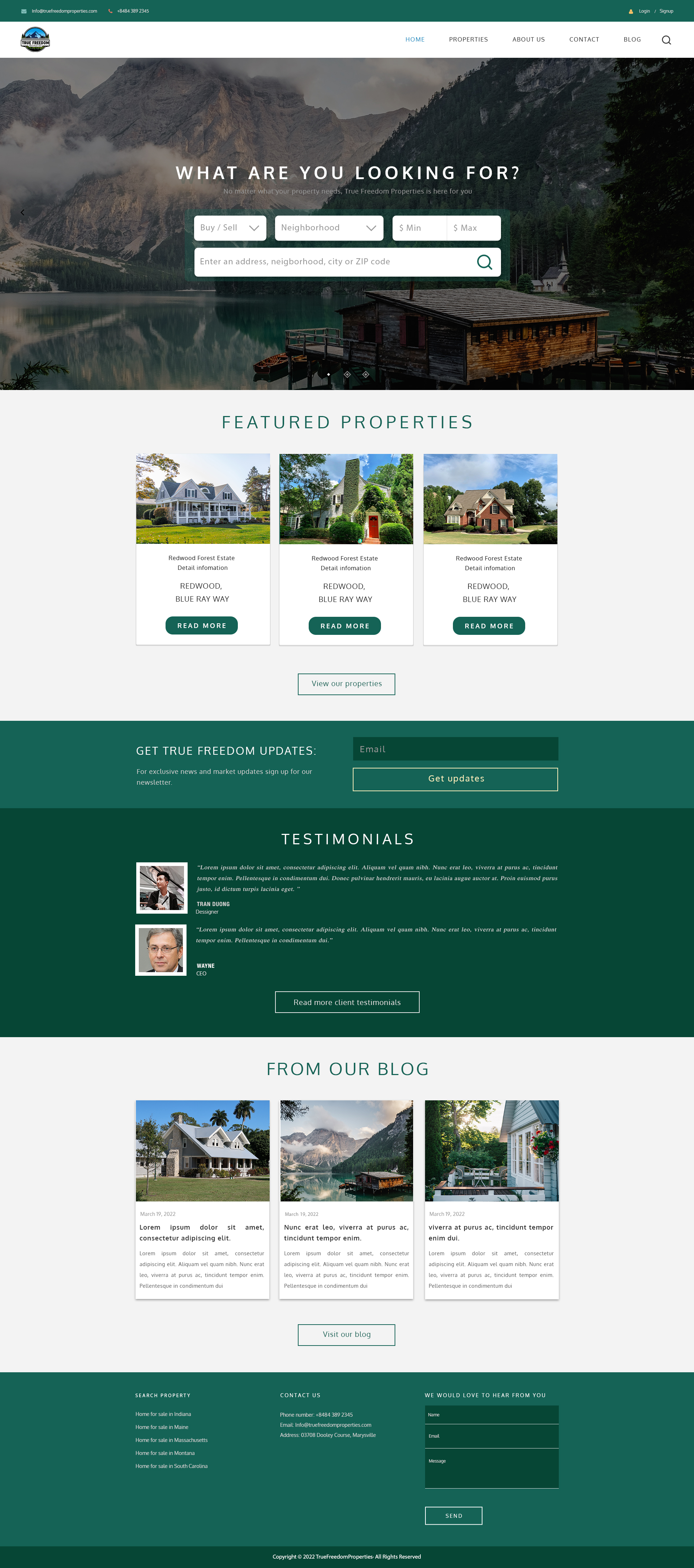 Web Design entry 2683230 submitted by TranDuong