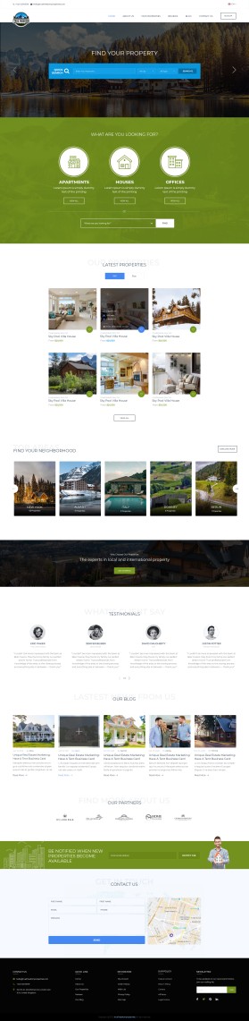 Web Design entry 2598173 submitted by bcmaness to the Web Design for True Freedom Properties run by czuniga