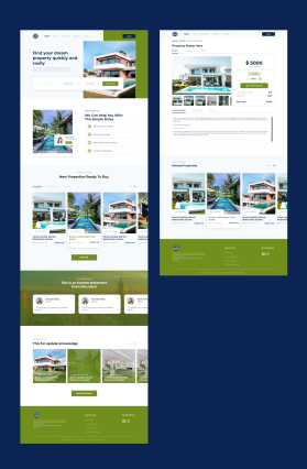 Web Design Entry 2606384 submitted by hendris10 to the contest for True Freedom Properties run by czuniga