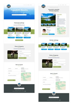 Web Design entry 2596852 submitted by pdwork to the Web Design for True Freedom Properties run by czuniga