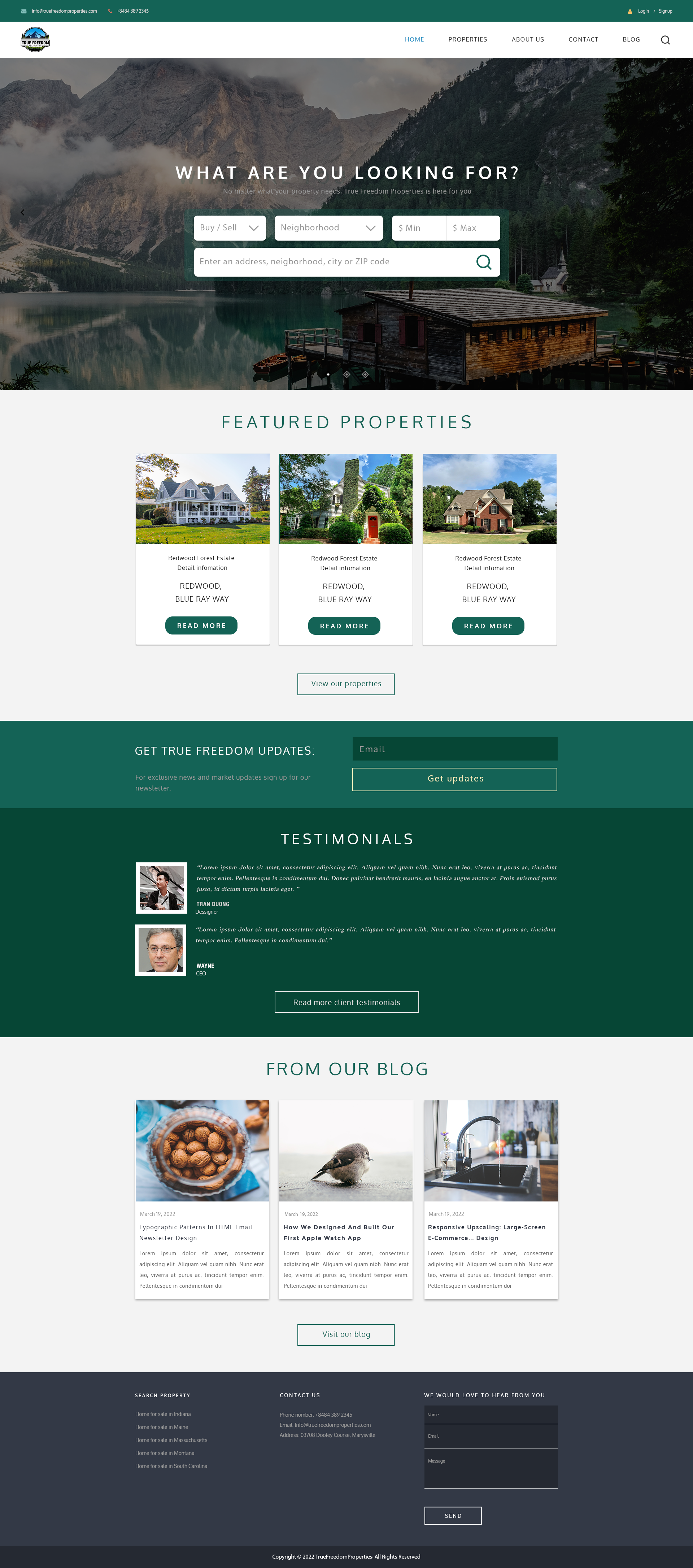 Web Design entry 2683218 submitted by TranDuong