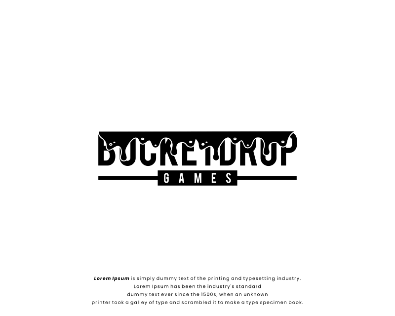 Logo Design entry 2597907 submitted by manaf to the Logo Design for BucketDrop Games run by bucketdrop