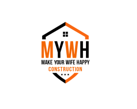 Logo Design Entry 2607866 submitted by Abhiart341514 to the contest for MYWH Construction, Make Your Wife Happy Construction    https://www.mywhconstruction.com/ run by Richard.coan.jr@gmail.com