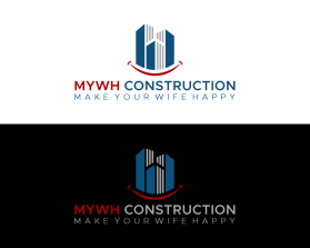 Logo Design Entry 2603290 submitted by anurnibo to the contest for MYWH Construction, Make Your Wife Happy Construction    https://www.mywhconstruction.com/ run by Richard.coan.jr@gmail.com