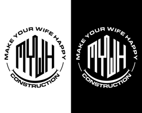 Logo Design entry 2598406 submitted by joegdesign to the Logo Design for MYWH Construction, Make Your Wife Happy Construction    https://www.mywhconstruction.com/ run by Richard.coan.jr@gmail.com