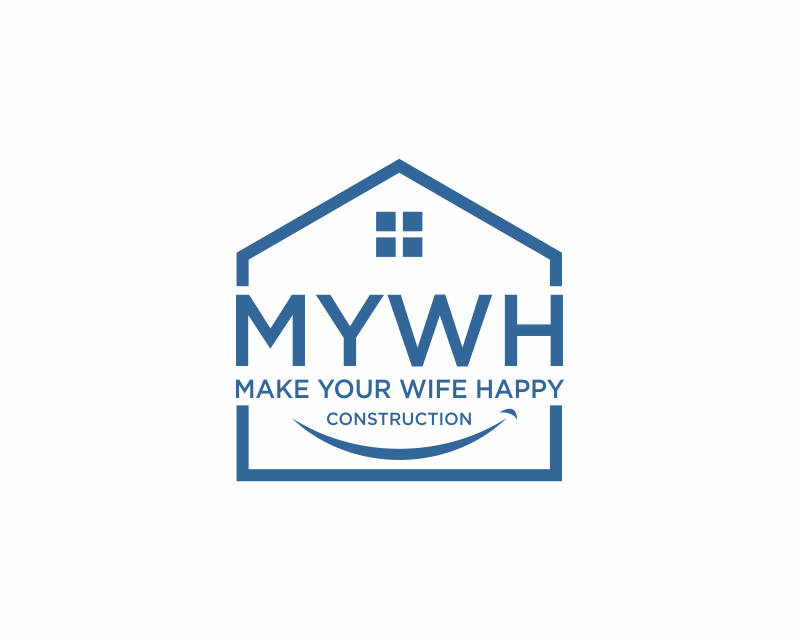 Logo Design entry 2600846 submitted by gembelengan to the Logo Design for MYWH Construction, Make Your Wife Happy Construction    https://www.mywhconstruction.com/ run by Richard.coan.jr@gmail.com
