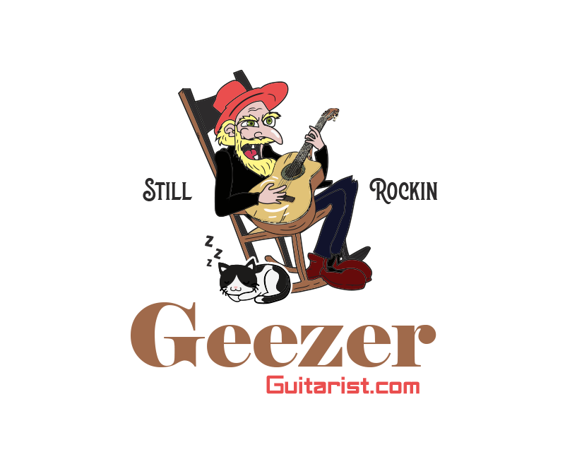 Logo Design entry 2602929 submitted by zahitr to the Logo Design for Geezer Guitarist.com run by rokq22
