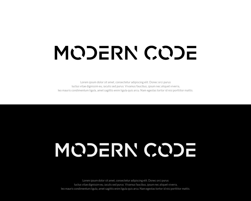 Logo Design entry 2608178 submitted by Mr.Rayquaza to the Logo Design for Modern Code run by Kodili90