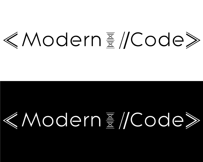 Logo Design entry 2608178 submitted by dna_dezign to the Logo Design for Modern Code run by Kodili90
