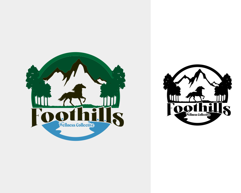 Logo Design entry 2615213 submitted by zahitr to the Logo Design for Foothills Wellness Collective run by FWC