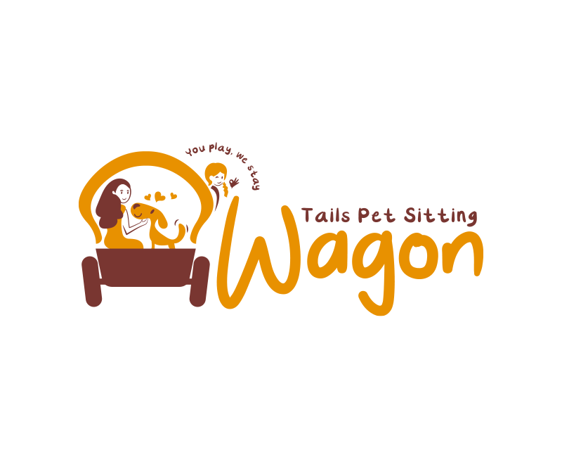 Logo Design entry 2618156 submitted by zahitr to the Logo Design for Wagon Tails Pet Sitting run by JFletch