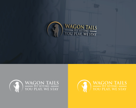 Logo Design entry 2616193 submitted by Armchtrm to the Logo Design for Wagon Tails Pet Sitting run by JFletch