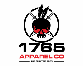 Logo Design entry 2617151 submitted by andsue to the Logo Design for 1765 Apparel Co run by synchrorhythm1