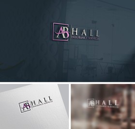 Logo Design entry 2618067 submitted by Mza to the Logo Design for AB Hall Insurance Services run by jwhitneyinsurancegrp
