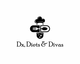 Logo Design Entry 2625583 submitted by disainbox to the contest for Dx, Diets & Divas run by Divas