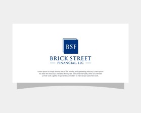 Logo Design entry 2617335 submitted by z@idan123 to the Logo Design for Brick Street Financial, LLC run by msspinner