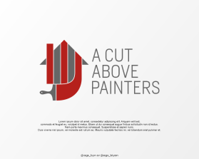 Logo Design Entry 2626679 submitted by DuitMili to the contest for A Cut Above Painters run by ACutAbovePainters